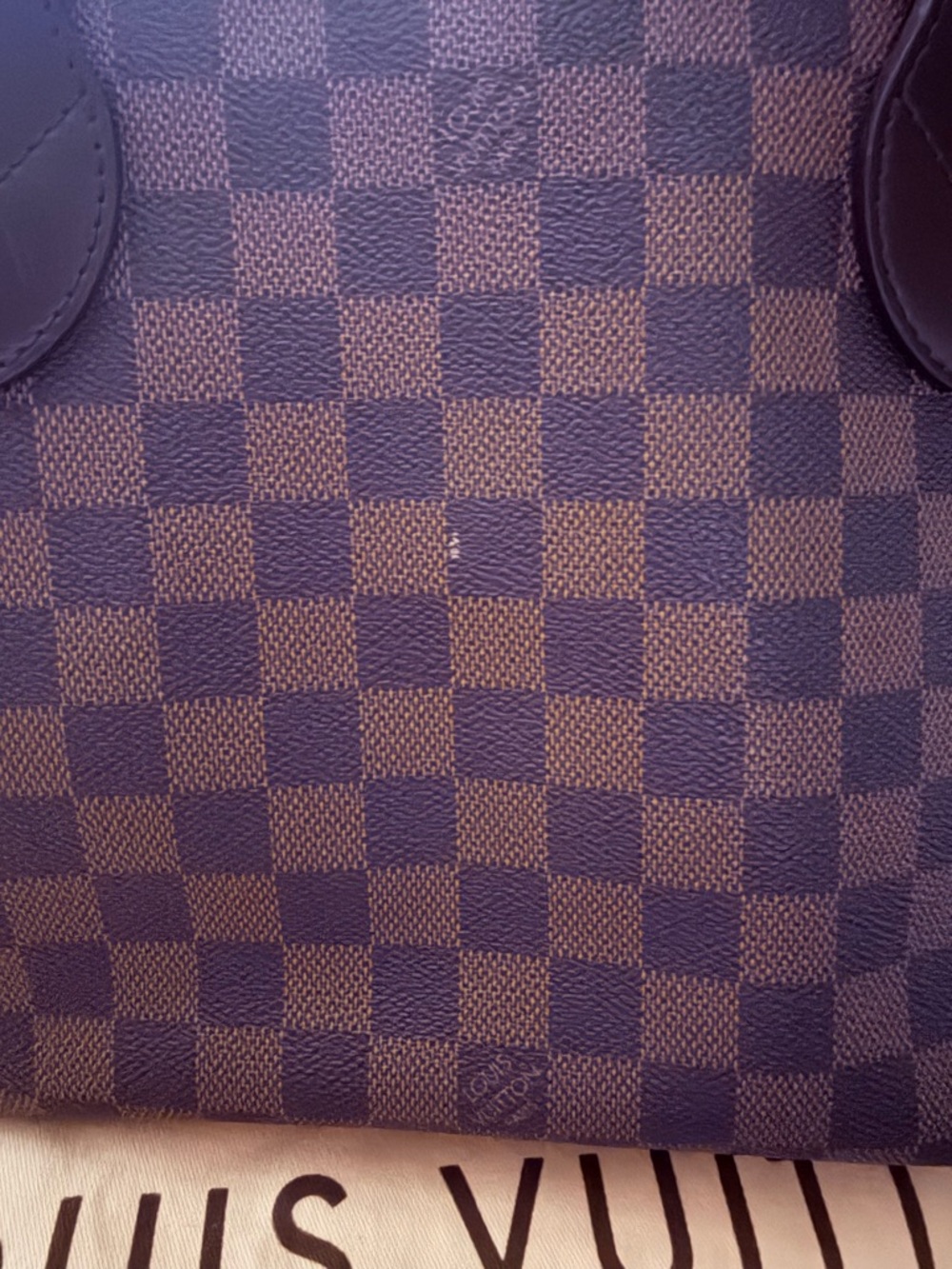 Louis Vuitton Damier Ebene Canvas Tote Bag PM - Picture 10 of 11